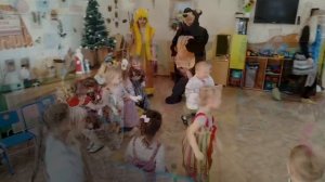 "Колядки". Фрагменты фольклорного развлечения.