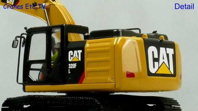Diecast Masters Caterpillar 320F And 323F Hydraulic Excavators By Cranes Etc TV