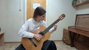 Горбунова Валерия, 5 класс. Ф.Сор "Рондо"(D-dur). Е. Гридюшко "Весна в Нью-Йорке"