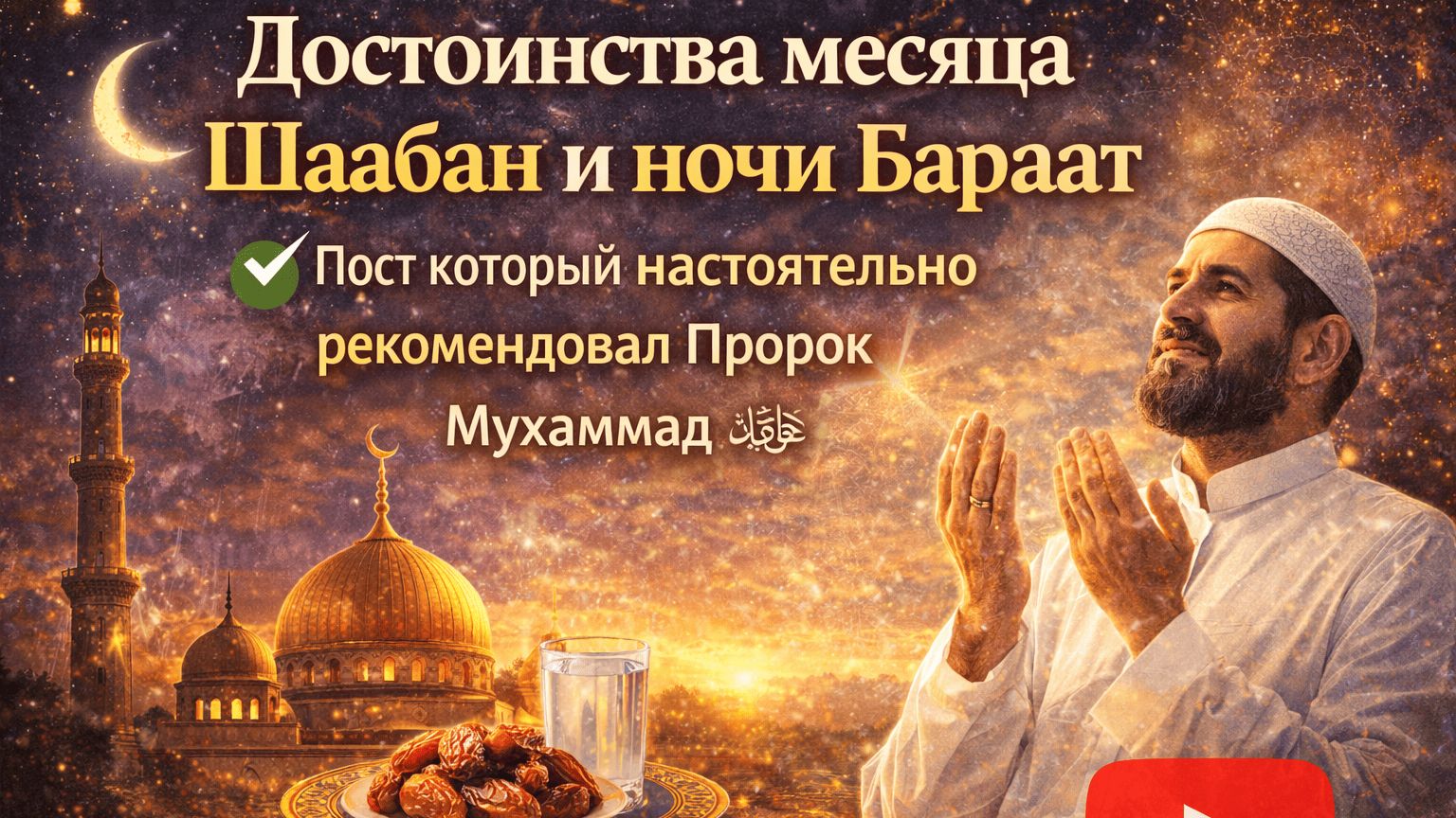 Как провести месяц Шаабáн по сунне смотреть онлайн