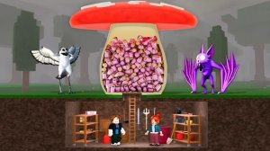 Новая база биомов в игре «99 ночей в лесу» Анимация Роблокс