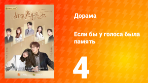 Если бы у голоса была память 1 сезон 4 серия