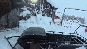 Сани из ПНД для снегохода буран