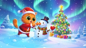 Суровый КОТИК БУБУ 2 №25. Новый год на Марсе. Мультик ИГРА про котят на Хвостик ТВ