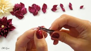 ЦВЕТОК КАНЗАШИ, МК _ DIY KANZASHI FLOWERS