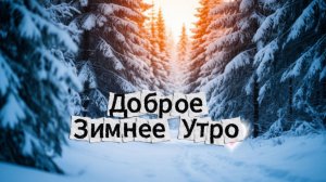 Видео Открытки Доброе Зимнее Утро Красивые!