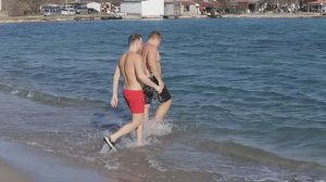 Карантинная бухта Севастополя. Омовение в праздник Крещения