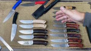 Подборка классных рабочих ножей ! Сталь Elmax, AUS10Co , Кухонные наборы !