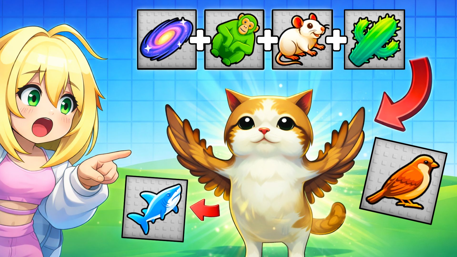 ПОЛУЧИ Легендарного Брейнрота Мяул в Craft a Brainrot Roblox | БлокиТоки смотреть онлайн