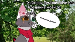 Хейтеры Темной Ночи или Создание моей ос DARK NIGHT Темная Ночь