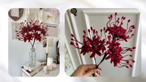 ЛИЛИЯ ПАУК ИЗ СИНЕЛЬНОЙ ПРОВОЛОКИ