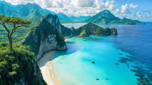 ЧУДЕСА НОВОЙ КАЛЕДОНИИ🌴Безмятежный вид на море и потрясающие пейзажи.