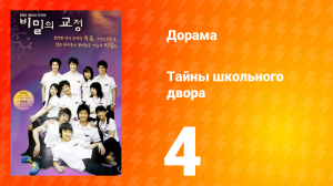 Тайны школьного двора 1 сезон 4 серия