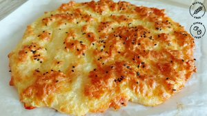 Сырная кето лепёшка без глютена, очень вкусная!