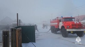 Пожар в селе Улаган