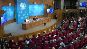 Глава МИД России Сергей Лавров дал большую пресс-конференцию по итогам прошлого года.