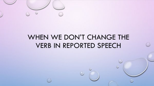 Reported speech part 3