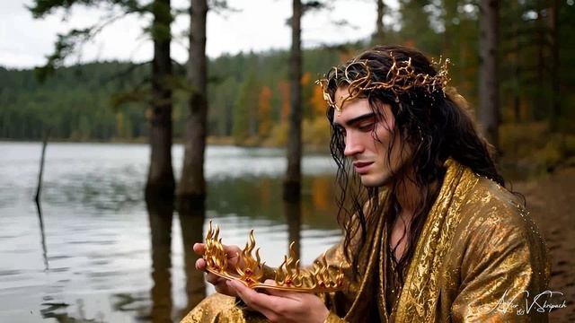 Озеро лесного короля,  Венец огня жжёт руки