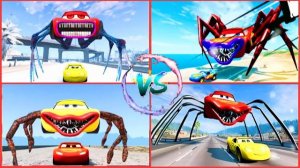 НЕВОЗМОЖНАЯ ГОНКА! Молния против огромных мутантных машин! Начинается эпичная битва