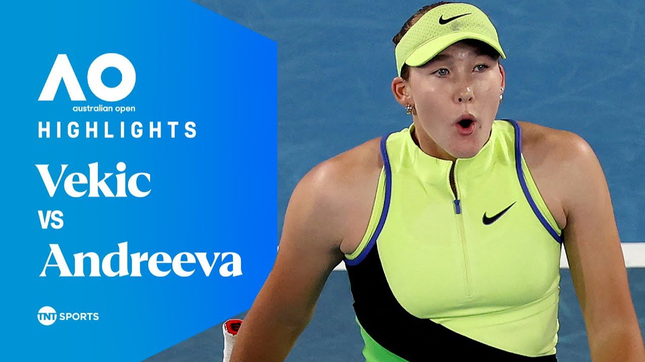 19.01.2026 | ОБЗОР ИГРЫ | Донна Векич - Мирра Андреева | 1-й круг | AO 2026 | Highlights смотреть онлайн