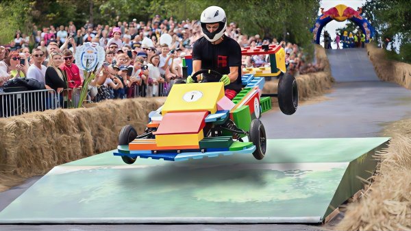 100 самых смешных заездов на самодельных автомобилях Red Bull за всю историю! Red Bull Soapbox