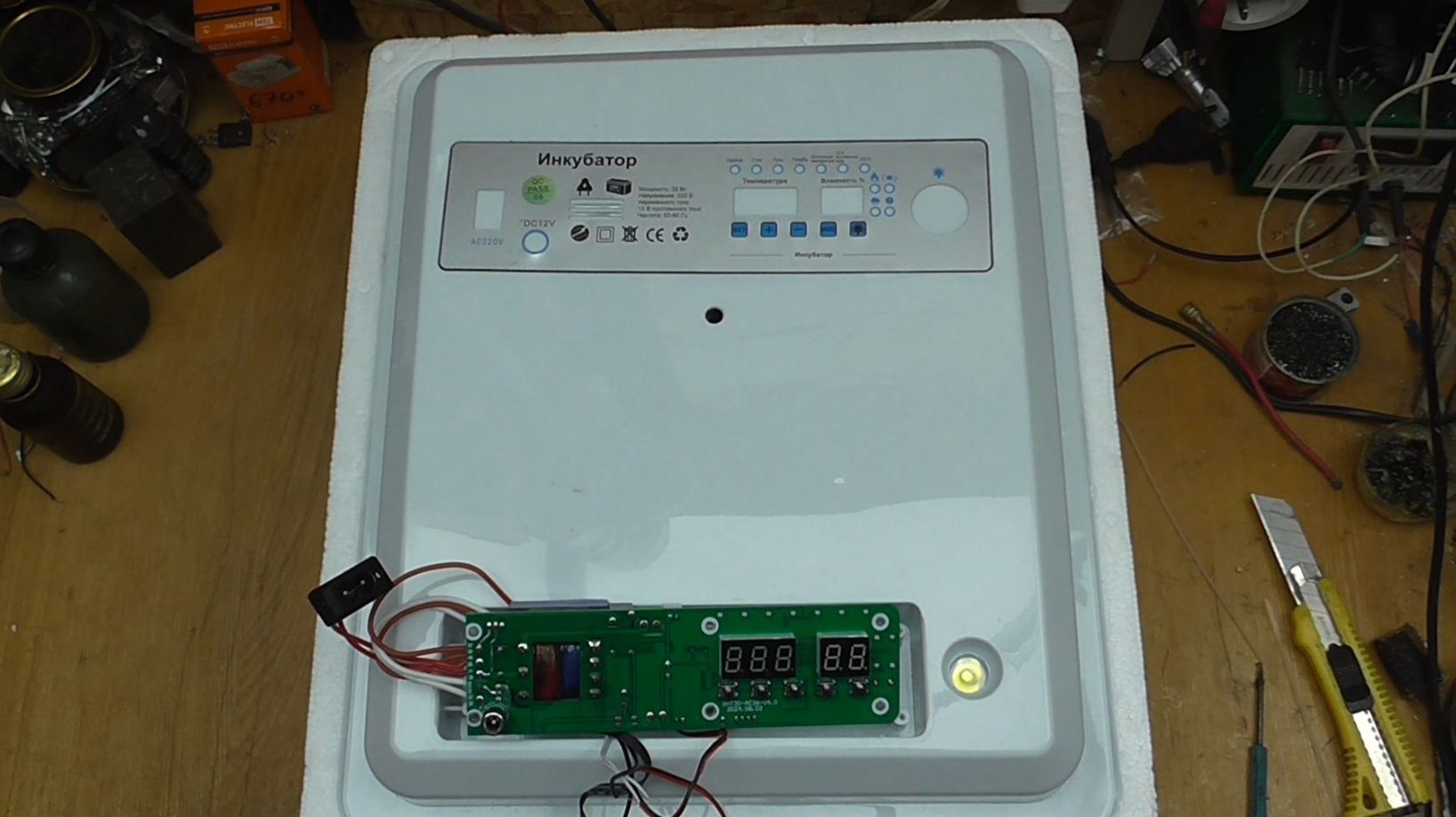 Ремонт китайского инкубатора
