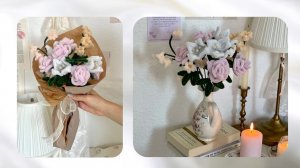 БУКЕТ ЛЭЙЛАС ИЗ СИНЕЛЬНОЙ ПРОВОЛОКИ