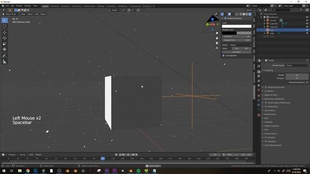 Adding Dust or Bugs to a Sunbeam in blender смотреть онлайн