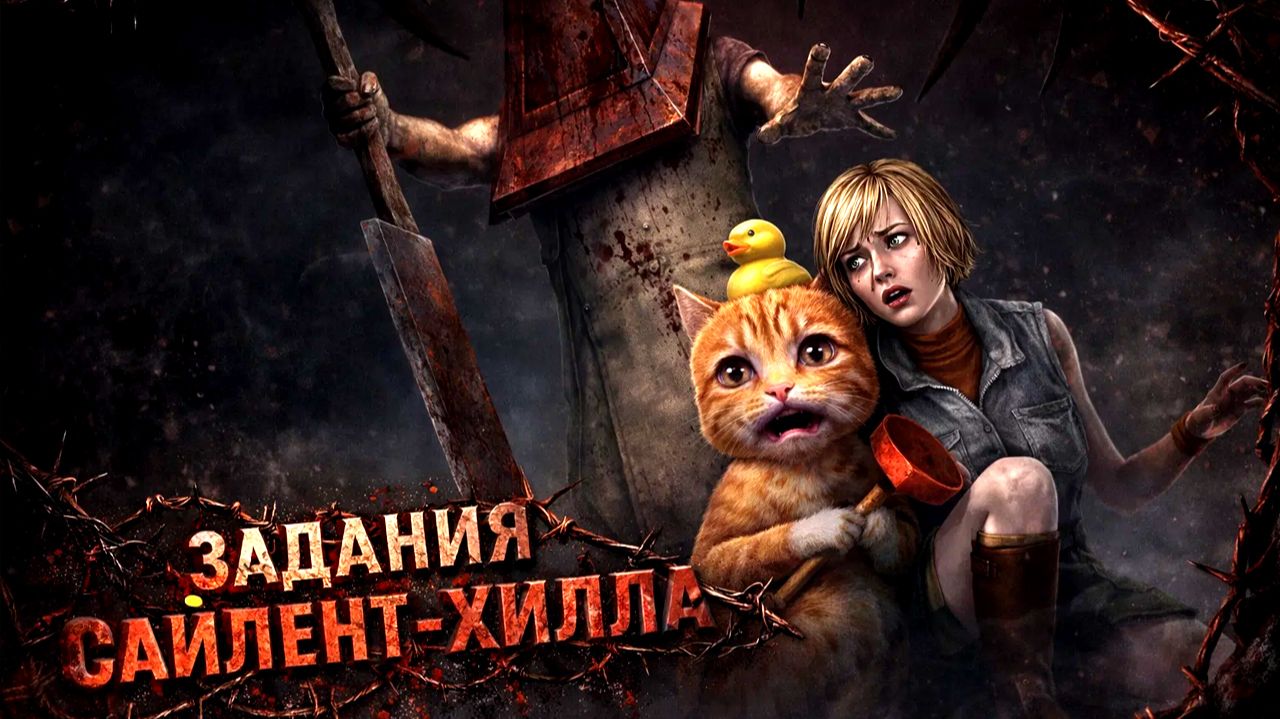 ЗАДАНИЯ САЙЛЕНТ-ХИЛЛА В ДБД 🔪 Шерил и Пирамидоголовый 🐾🎄