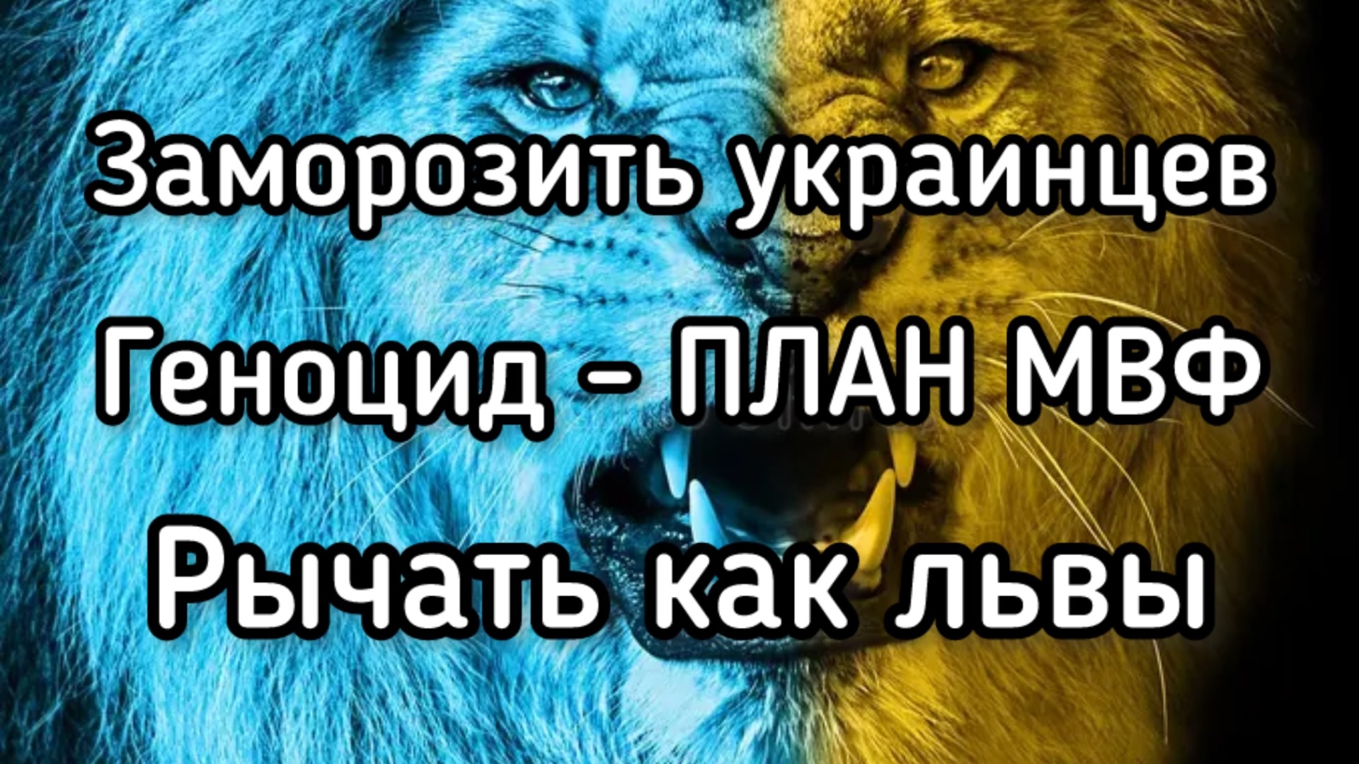 Геноцид украинцев нужно ускорить! НОВОЕ ТРЕБОВАНИЕ МВФ
