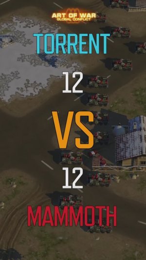 12 Мамонтов против 12 Градов (Art of War 3 RTS)