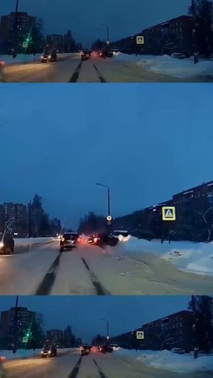 Поспешил и перевернулся.