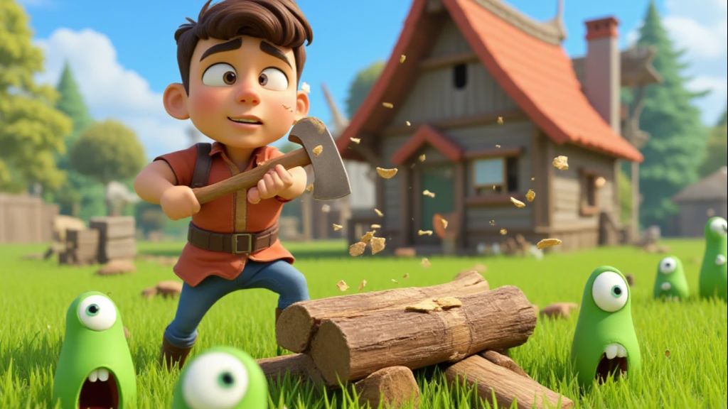 На дворе трава, на траве дрова.(детская скороговорка) смотреть онлайн