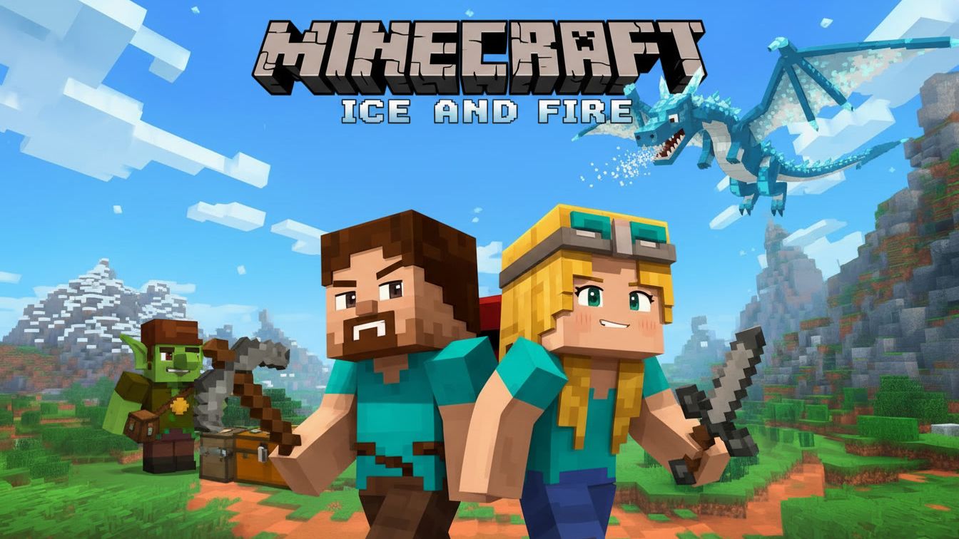 РЕЙДИМ ДАНЖИ И БЬЕМСЯ С МЕДУЗОЙ ГАРГОНОЙ! - MINECRAFT ICE AND FIRE