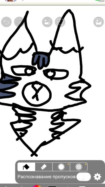 Арт с Воробьём / мне лень рисовать ему тело/