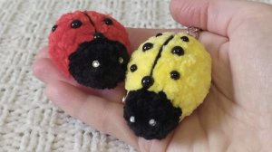 ВИДЕО-МК брелок БОЖЬЯ КОРОВКА