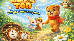 13 серия. Мишка Топ и Куда спеши Время. Тринадцатая серия про Мишку Топу.