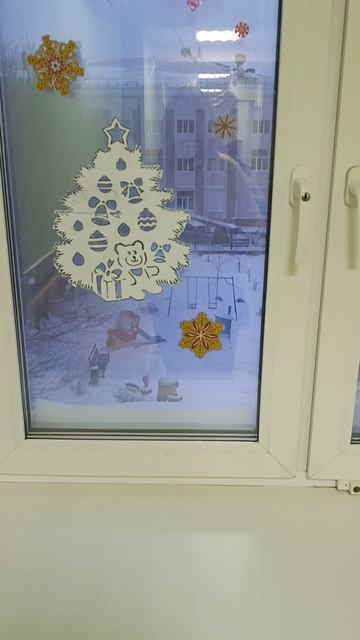 Зимние окошки 🪟 ❄️ вдохновение для оформления 😉 #зима #winter #окна смотреть онлайн