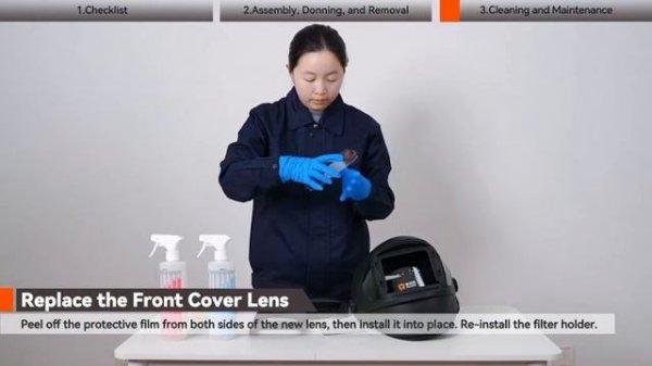 Маска сварщика TECMEN TM 1000 PAPR с турбоблоком