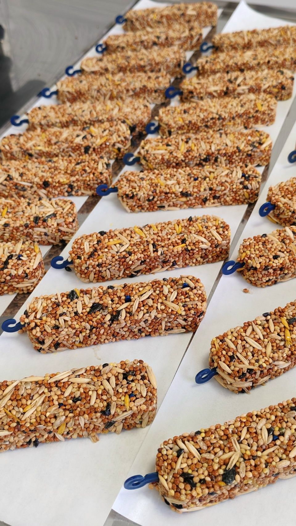 Отработка медовых палочек для попугаев и грызунов по запросу компании Mikimeals.