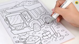 РАСКРАСКА С МАШИНКОЙ. СУПЕРКАРЫ