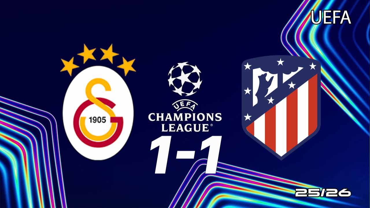 Галатасарай — Атлетико Мадрид 1-1. Обзор матча. Лига чемпионов 25/26. смотреть онлайн