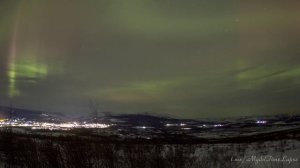 Полярное сияние в Магадане 20.01.2026
