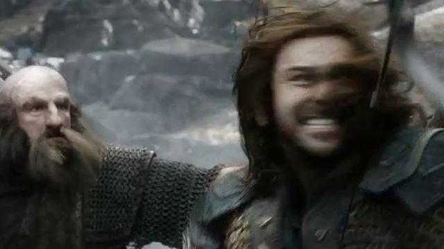 Хоббит.Битва пяти воинств.Гномы на колеснице.Лучший эпизод всей трилогии!!! смотреть онлайн