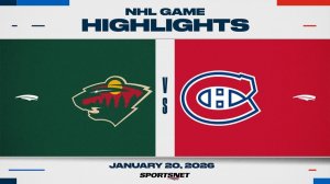 21.01.2026 | ОБЗОР МАТЧА | Монреаль Канадиенс - Миннесота Уайлд | Highlights