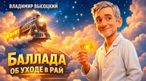 ПОЕЗД В НЕБЕСА — «Баллада об уходе в рай» | В.С.Высоцкий | Философский 3D мультфильм