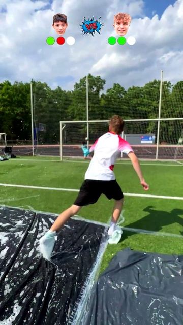 Скользкий пенальти челлендж !