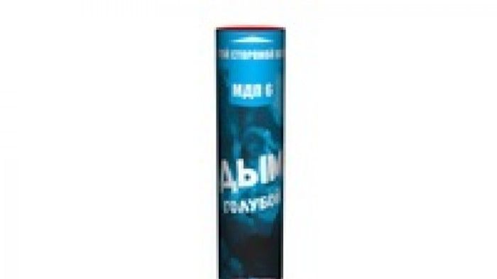 Ручной цветной дым Голубой - 60 сек. - МДП 6