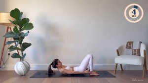 10-минутная тренировка для пресса | День 2 челленджа по пилатесу | Без оборудования