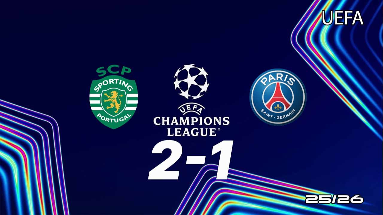Спортинг — ПСЖ. 2:1. Обзор матча. Лига чемпионов, 25/26. смотреть онлайн